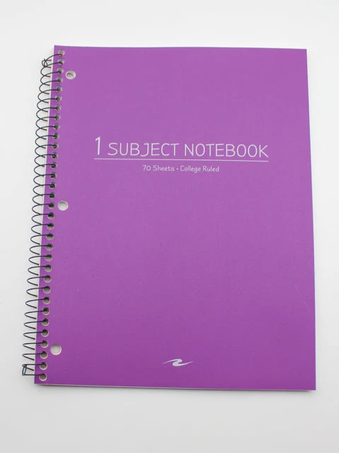 Roaring Springs Fashion Poly Cover 1 Subject Notebook - College Ruled
