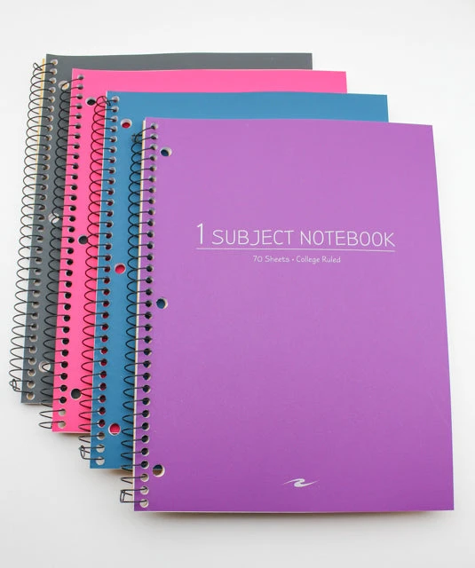 Roaring Springs Fashion Poly Cover 1 Subject Notebook - College Ruled
