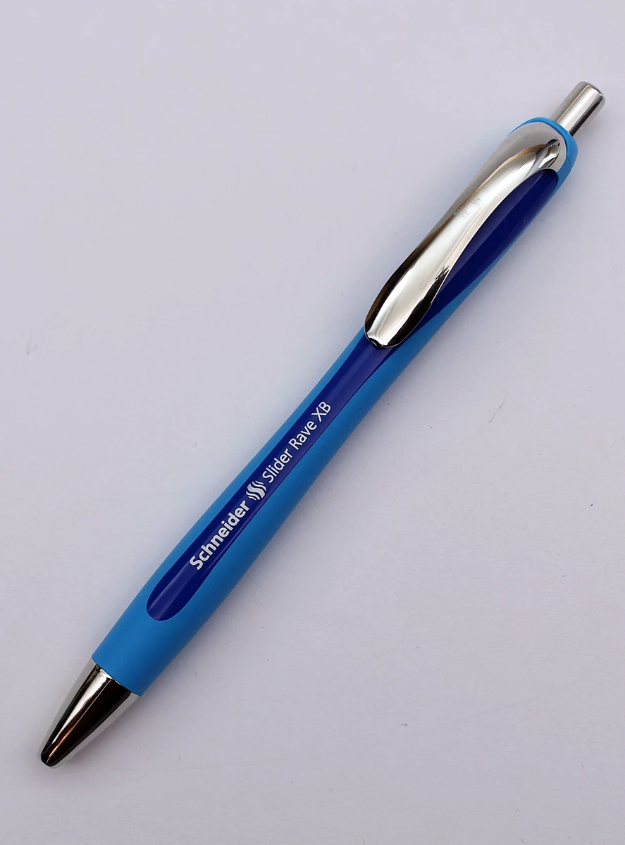 Schneider Slider Rave XB Retractable Ballpoint Pen 1.4mm, Blue