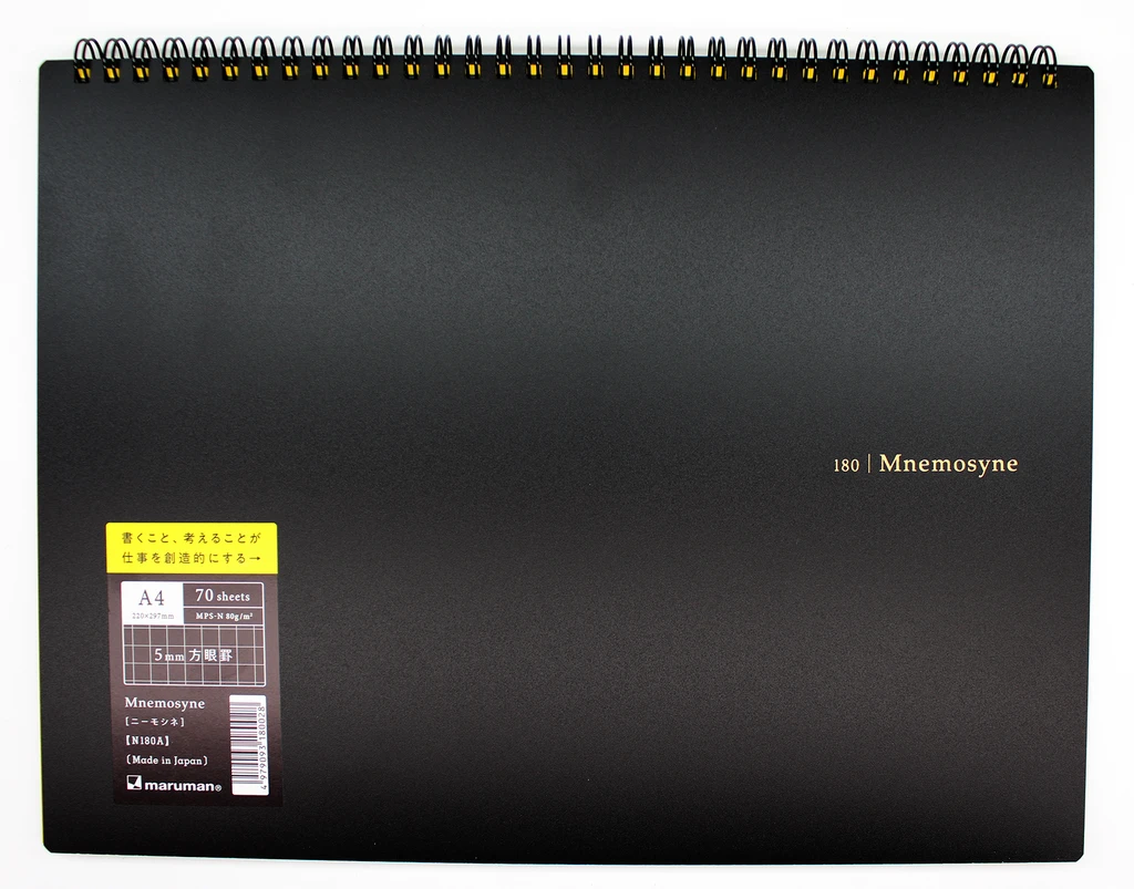 Maruman Mnemosyne N180A Notebook A4 - Graph