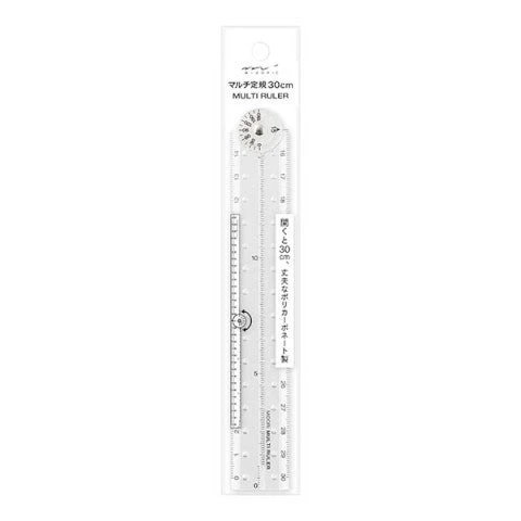 Midori Multi Ruler 30cm - Clear