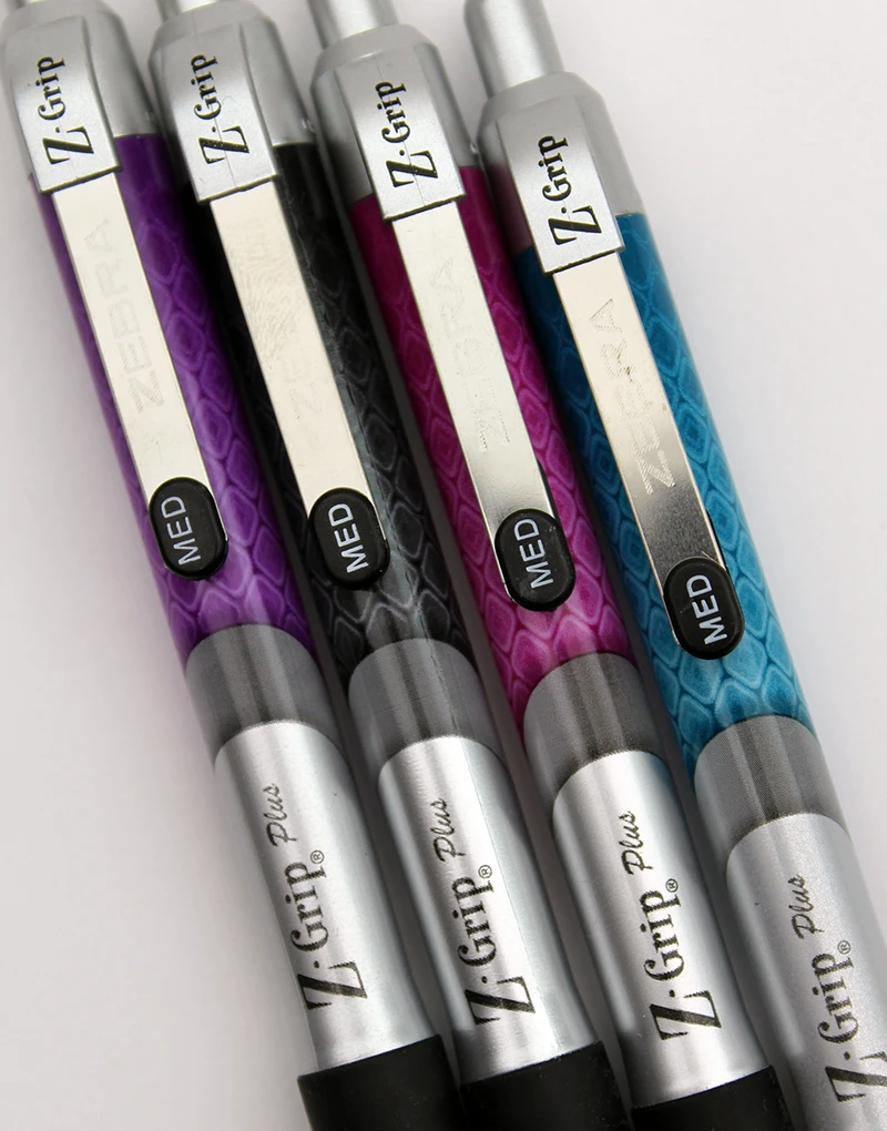 Zebra Z-Grip Plus Ballpoint Retractable Pen 1.0mm Fashion - 4pk