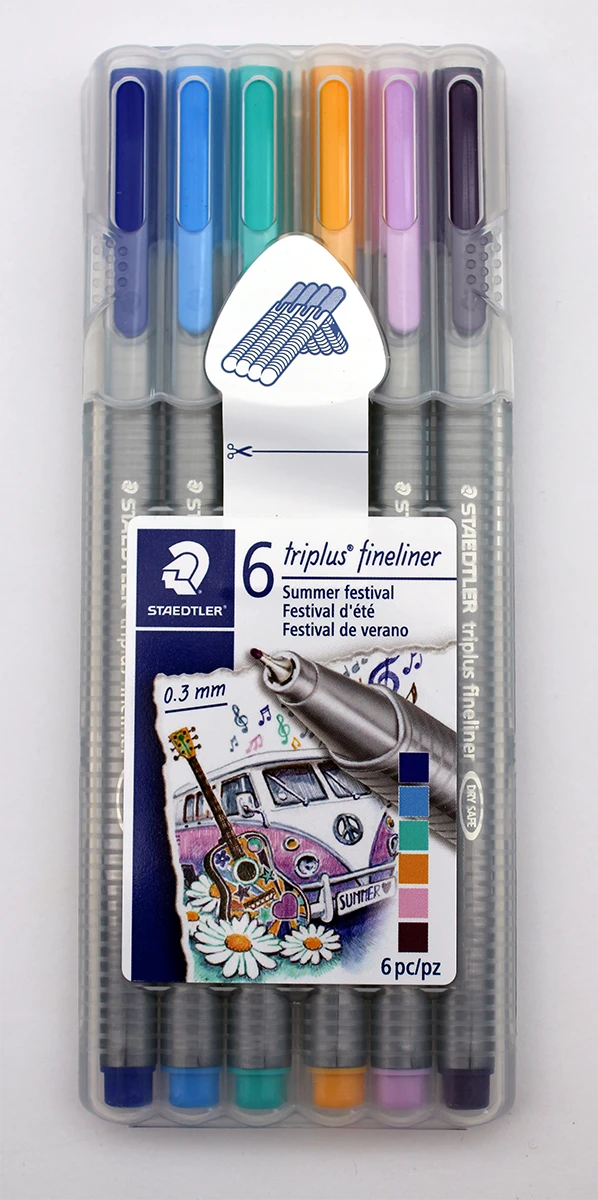 Staedtler Triplus Fineliner - Summer Festival - 6 Pack