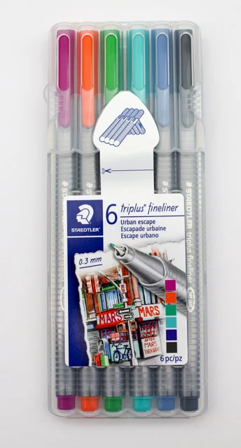 Staedtler Triplus Fineliner - Urban Escape - 6 Pack