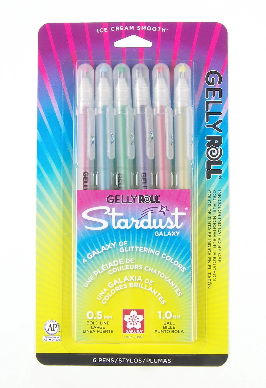 Sakura Gelly Roll Stardust 6 Pack Galaxy
