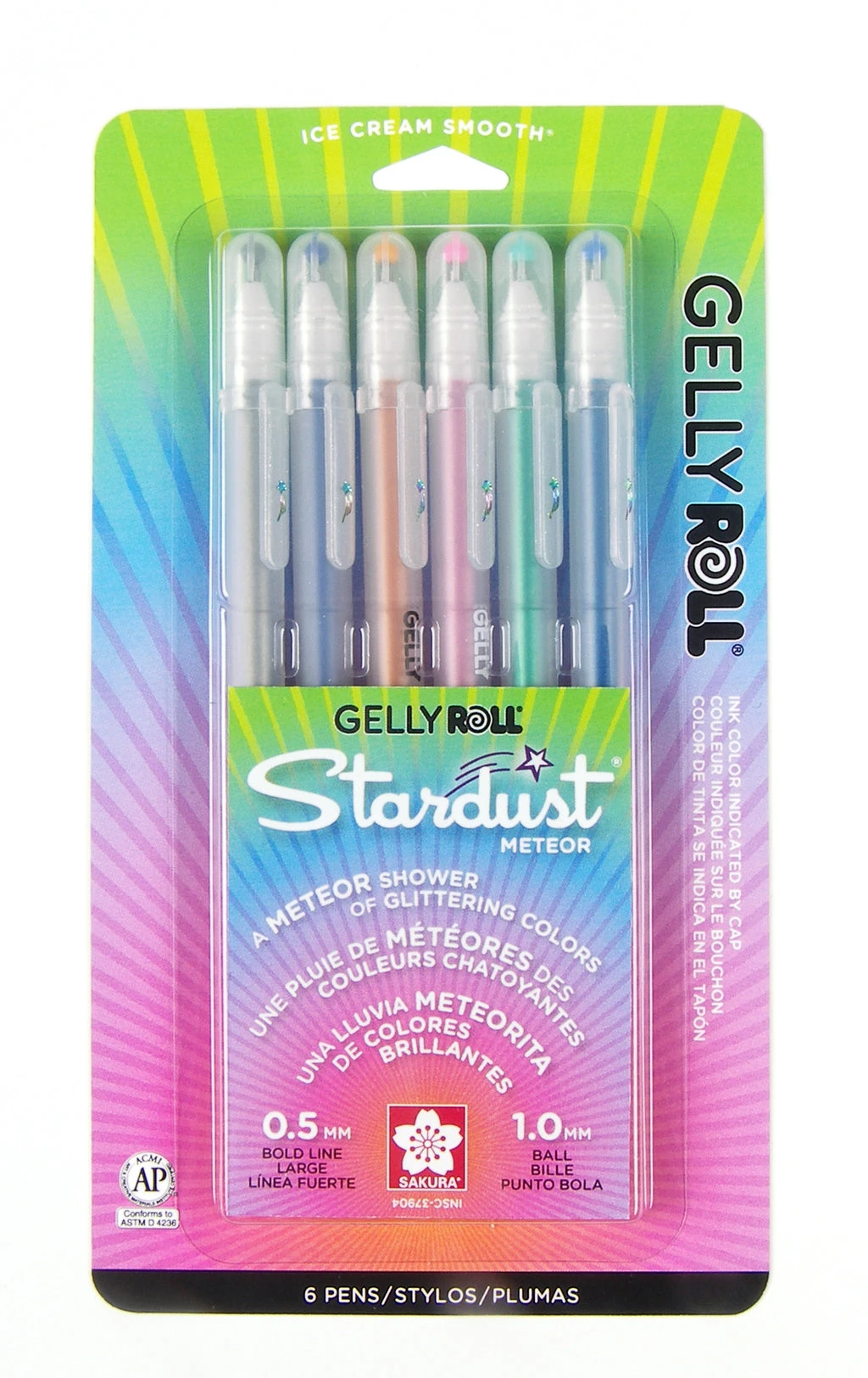 Sakura Gelly Roll Stardust 6 Pack Meteor