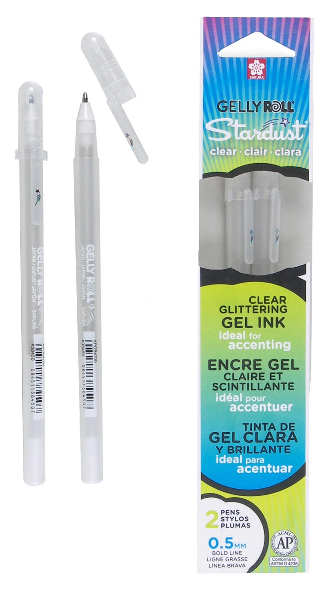 Sakura Gelly Roll Stardust Clear 2 Pack