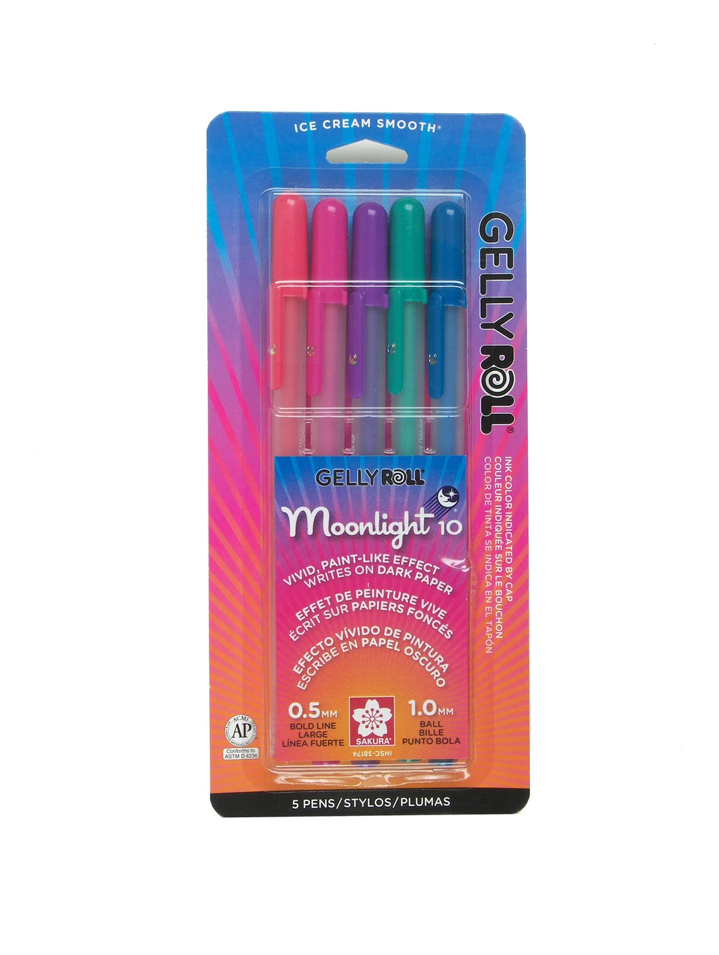 Sakura Gelly Roll Moonlight Dusk 5 Pack