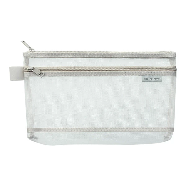 Midori Mesh Pen Pouch - Gray