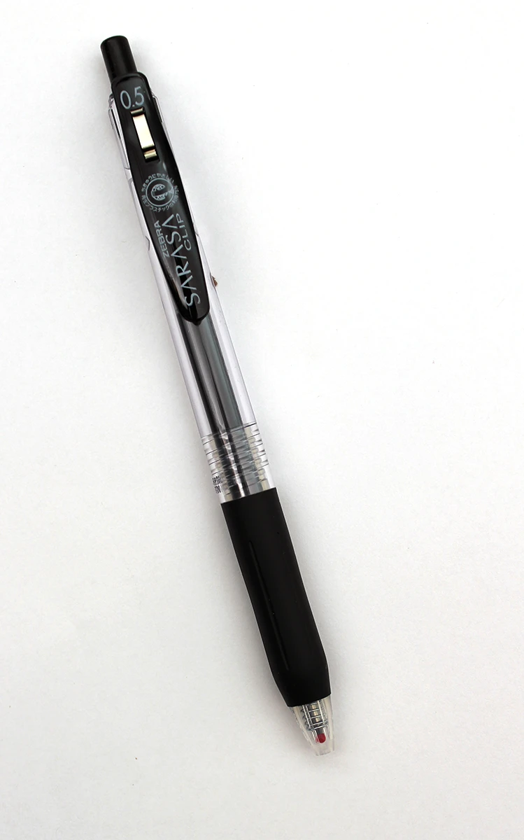 Zebra Sarasa Clip Retractable Black - 0.5mm
