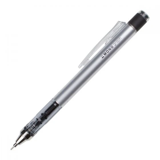 Tombow MONO Graph Mechanical Pencil, Silver