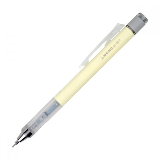 Tombow MONO Graph Mechanical Pencil, Pastel, Cream Yellow