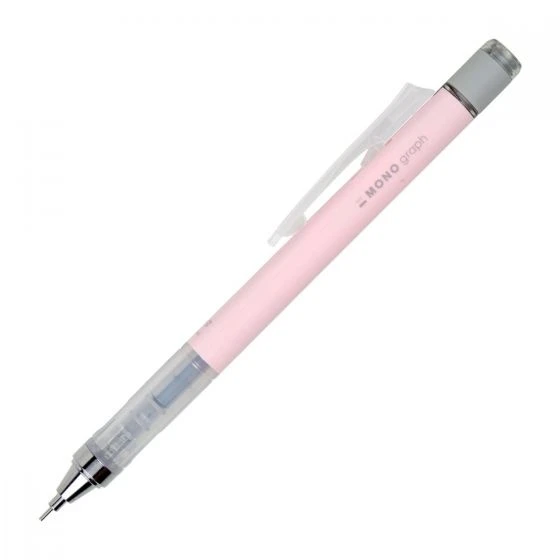 Tombow MONO Graph Mechanical Pencil, Pastel, Coral Pink