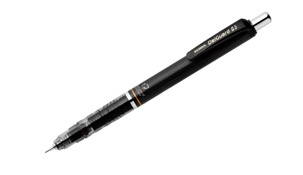 Zebra DelGuard Mechanical Pencil 0.5mm with Bonus Lead - Black