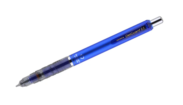 Zebra DelGuard Mechanical Pencil 0.5mm with Bonus Lead - Blue