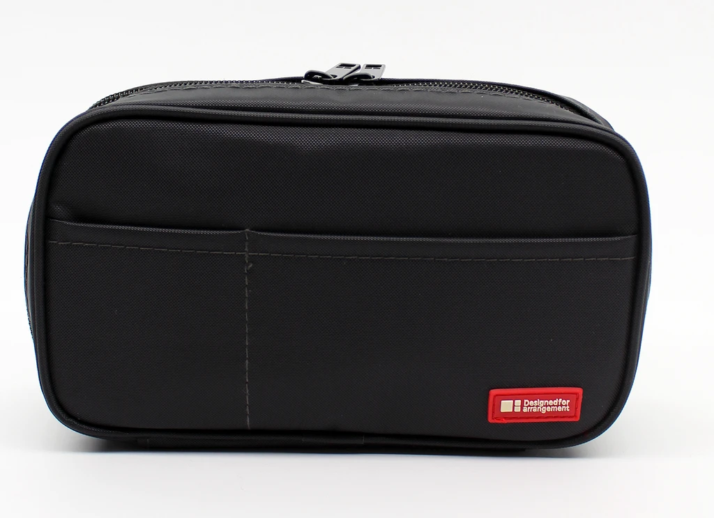 Lihit Lab Book Style Pen Case - Double - Black