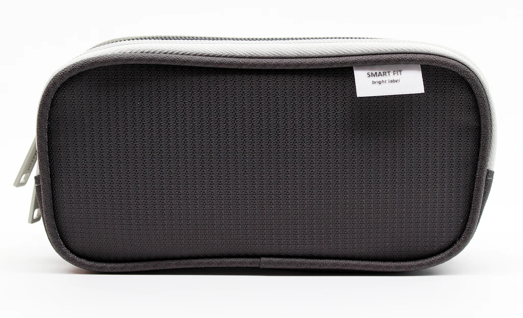 Lihit Lab Smart Fit Double Pen Case Small - Black
