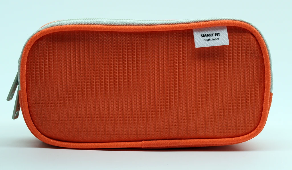 Lihit Lab Smart Fit Double Pen Case Small - Orange