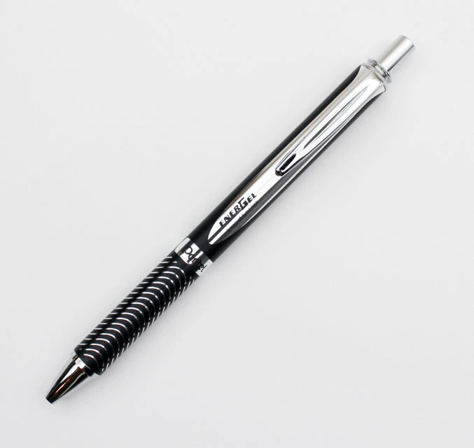 Pentel EnerGel Alloy Retractable- Black