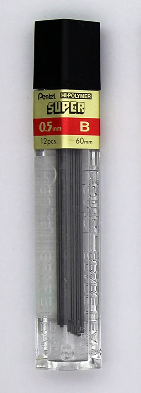 Pentel Super Hi-Polymer Lead 0.5mm - B