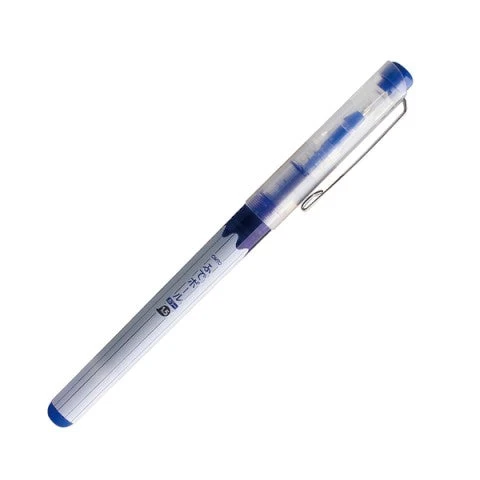 Ohto Fude Ball Color Liquid Ink Roller Ball Pen - 1.5mm - Blue