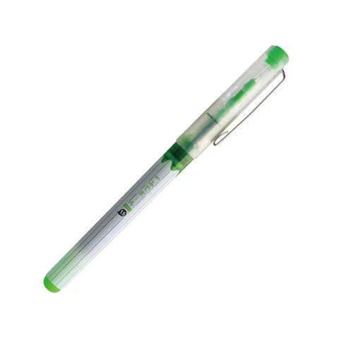Ohto Fude Ball Color Liquid Ink Roller Ball Pen - 1.5mm - Light Green