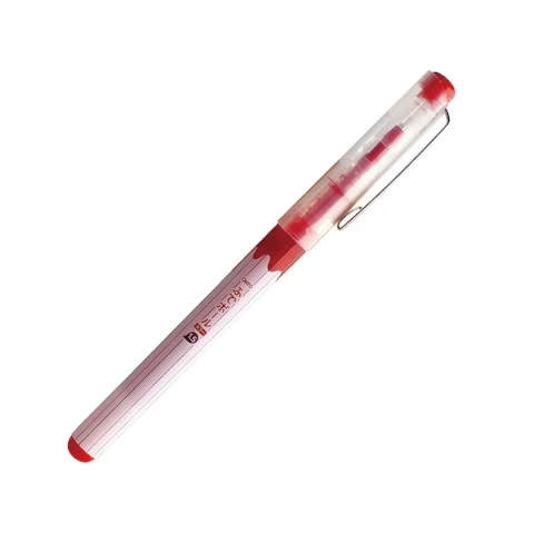 Ohto Fude Ball Color Liquid Ink Roller Ball Pen - 1.5mm - Red