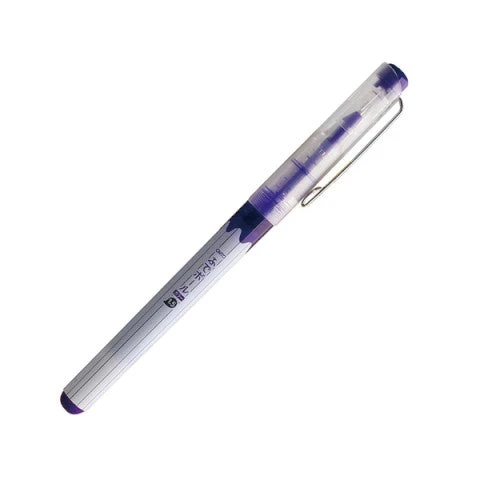 Ohto Fude Ball Color Liquid Ink Roller Ball Pen - 1.5mm - Violet
