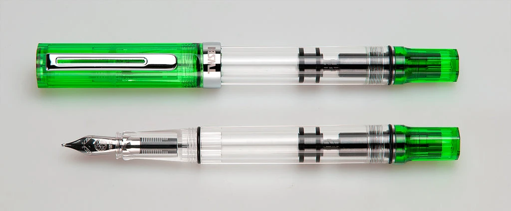 TWSBI ECO Fountain Pen Transparent Green - Fine