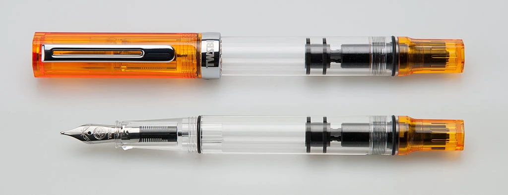 TWSBI ECO Fountain Pen Transparent Orange - Fine