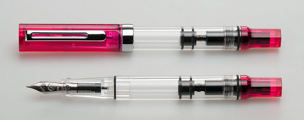 TWSBI ECO Fountain Pen Transparent Blossom Red - Fine