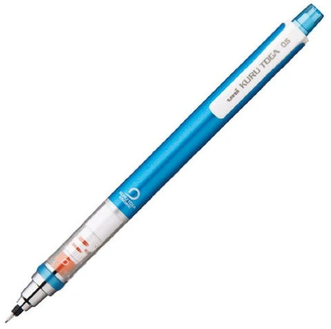 Uni Kuru Toga Mechanical Pencil - Blue - 0.5mm