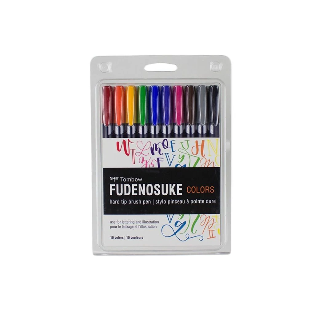 Tombow Fudenosuke Colors - 10 Pack