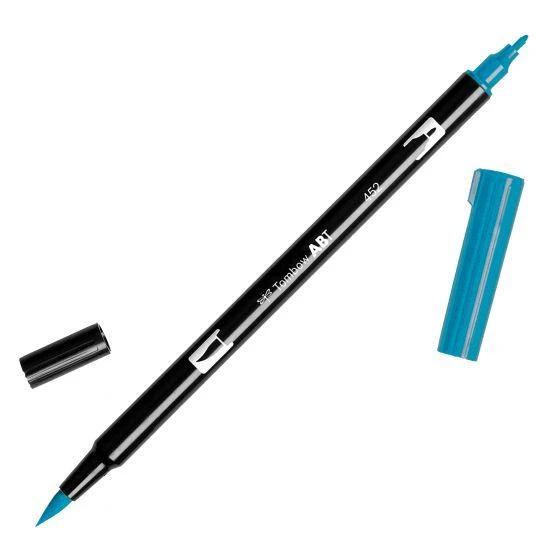 Towbow Dual Brush Pen - Process Blue (452)