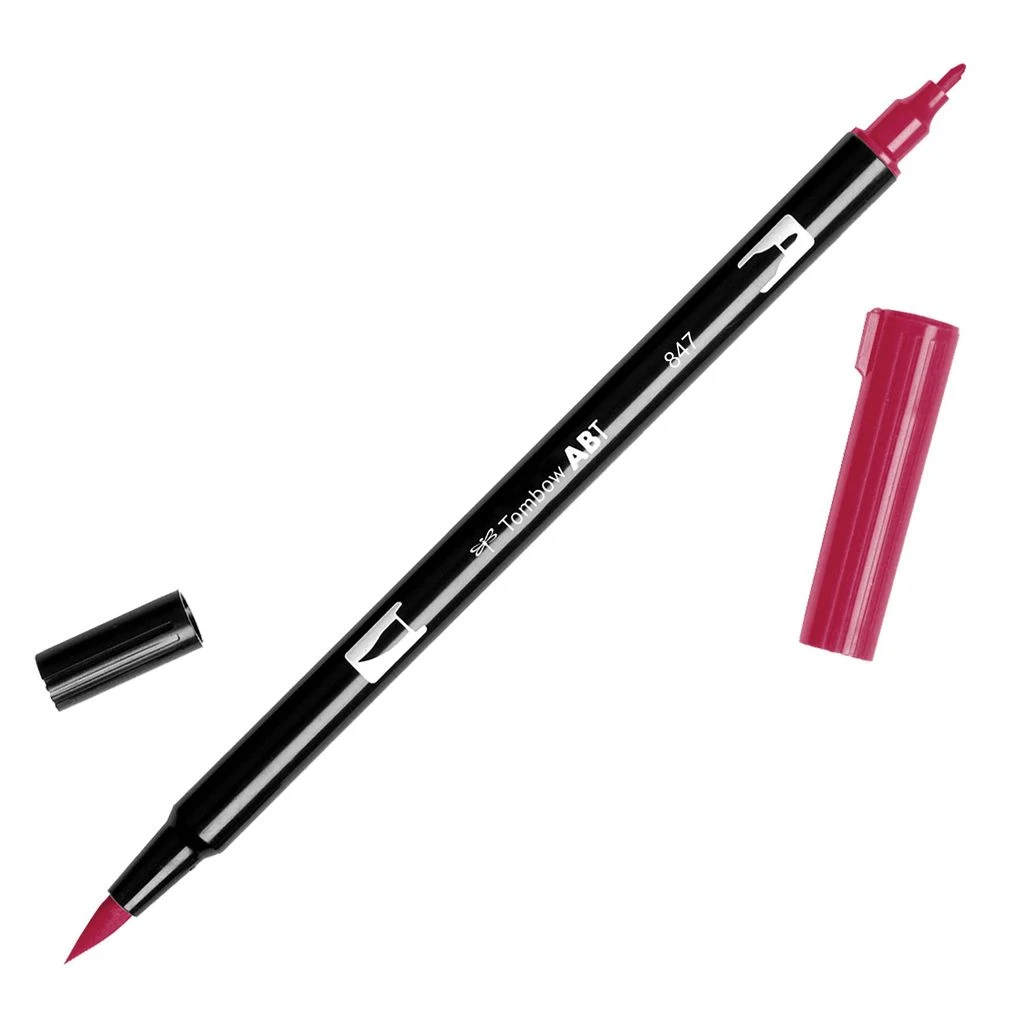 Towbow Dual Brush Pen - Crimson (847)