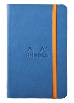 Rhodia A5 Rhodiarama Webnotebook Sapphire Lined 96 Sheets - 5 ½ x 8 ¼