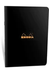 Rhodia Classic Notebooks Side Staplebound 6x8-1/4 Lined Black