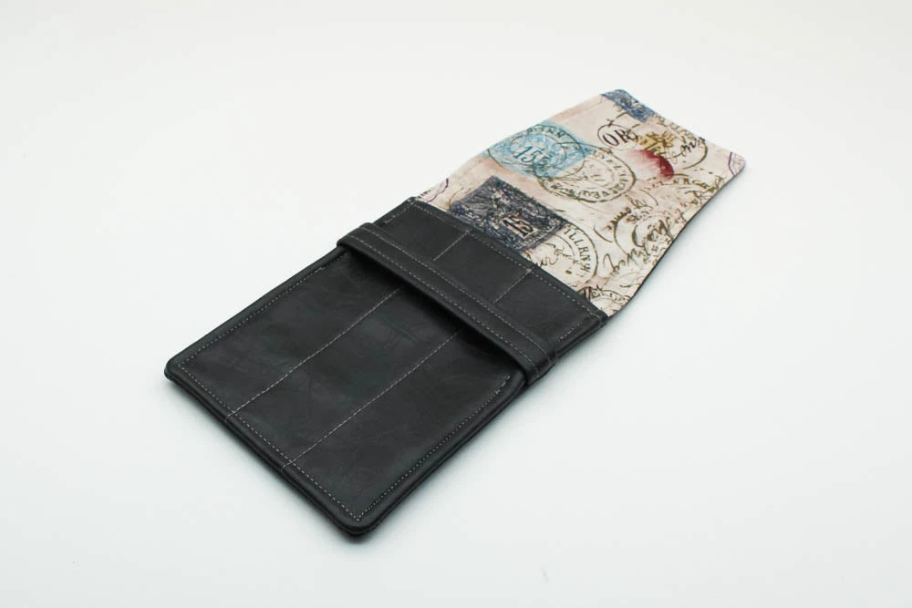 Gray Leatherette Pen Case - Postage