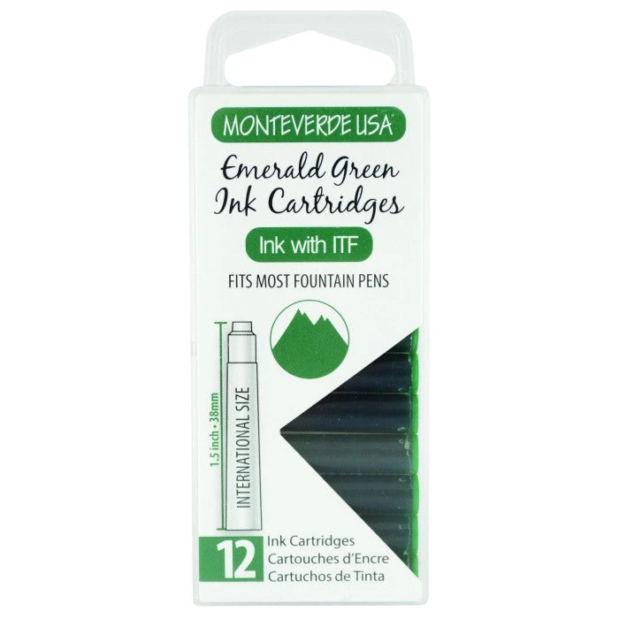 Monteverde Emerald Green Ink - Cartridges