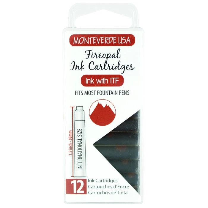 Monteverde Fireopal Ink - Cartridges