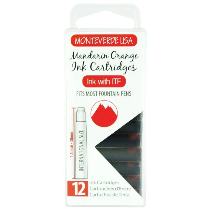 Monteverde Mandarin Orange Ink - Cartridges