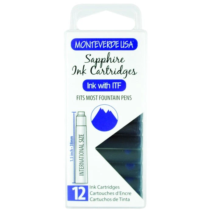 Monteverde Sapphire Ink - Cartridges