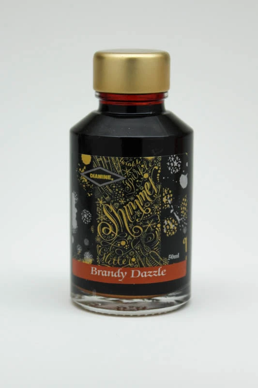Diamine Brandy Dazzle Ink 50-ml Bottle