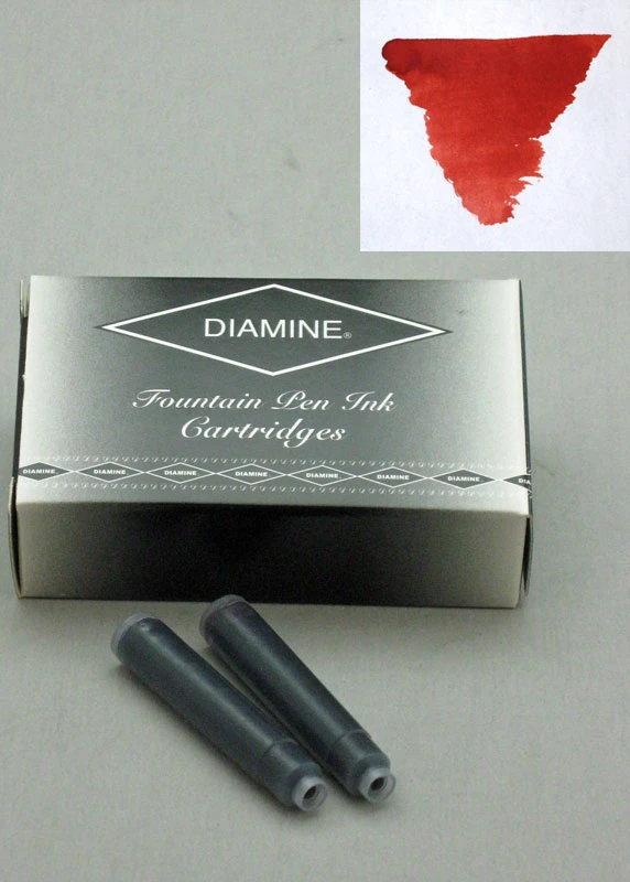 Diamine Monaco Red Ink - Cartridges