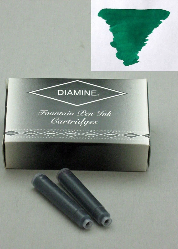 Diamine Woodland Green Ink - Cartridges