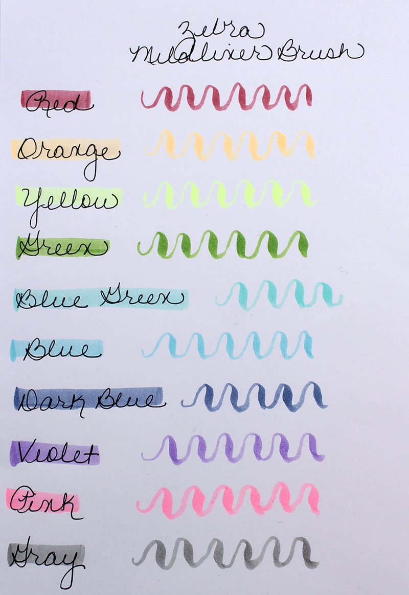 Zebra Mildliner Double Ended Brush Pen