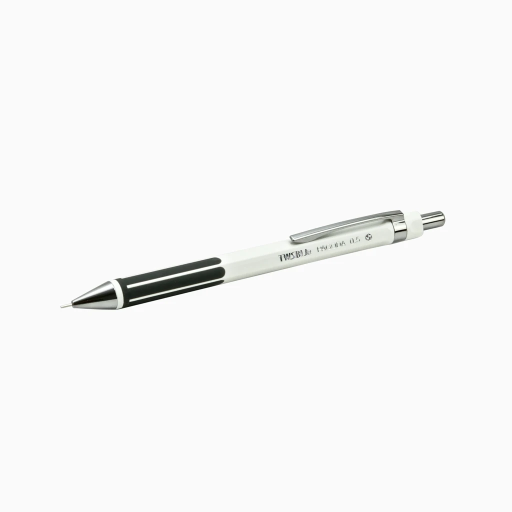 TWSBI Jr. Pagoda Mechanical Pencil White - 0.5mm