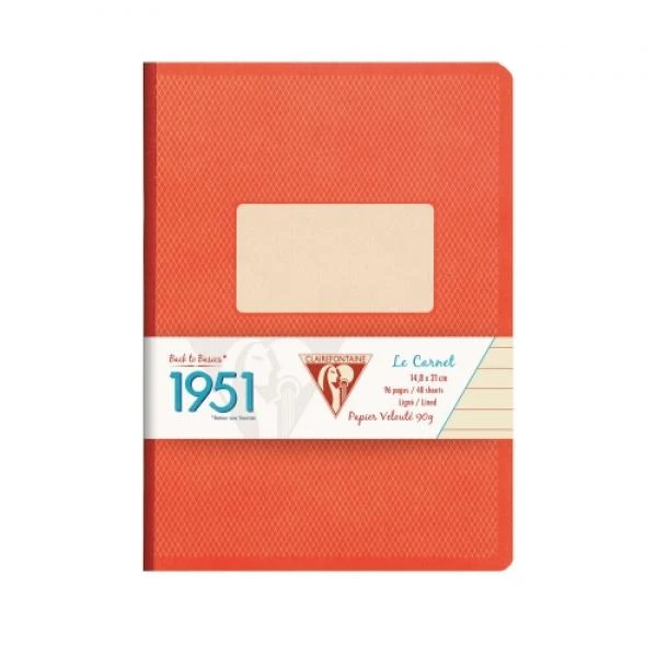 Clairefontaine 1951 Clothbound Notebook - Coral