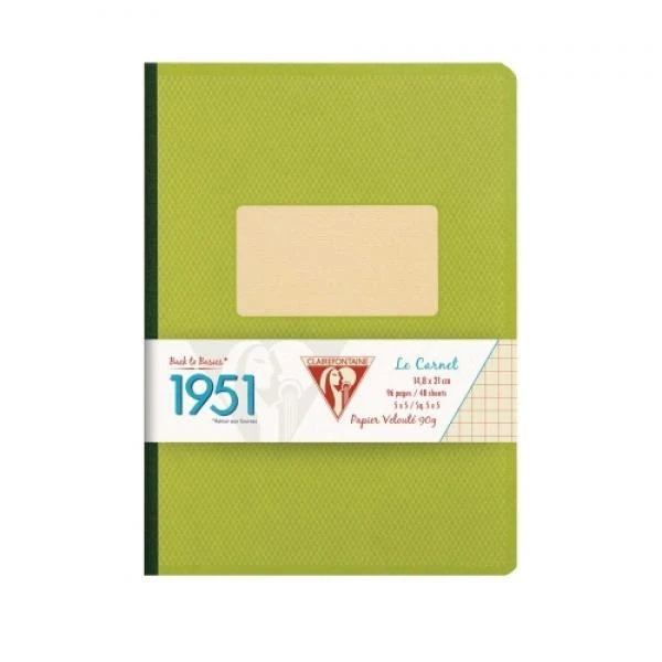 Clairefontaine 1951 Clothbound Notebook - Green