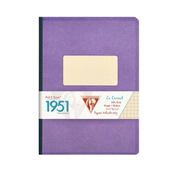 Clairefontaine 1951 Clothbound Notebook - Violet